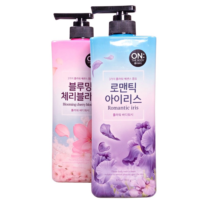 Flowers Body Wash On The Body