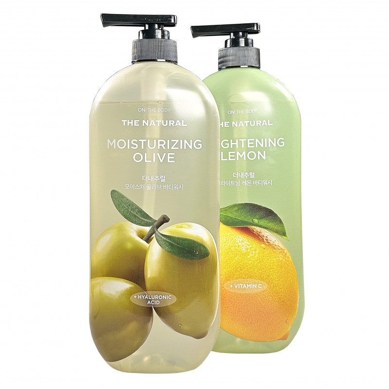 The Natural Body Wash On The Body