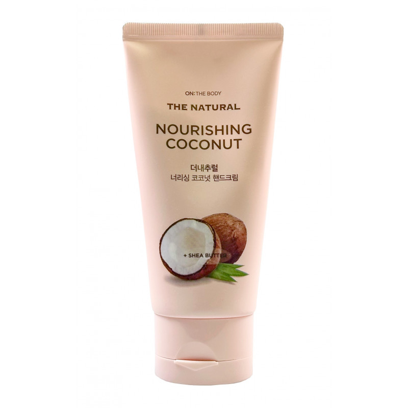 The Natural Nourishing Coconut Hand Cream On The Body